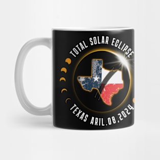 texas solar eclipse Mug